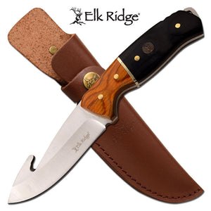8.75"  Elk Ridge Full Tang Hunting & Skinning Knife ER-200-19GBK - Frontier Blades