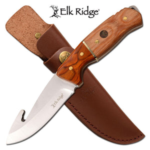 8.75"  Elk Ridge Full Tang Hunting & Skinning Knife ER-200-19GN - Frontier Blades