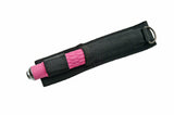 21" Pink Rubber Handle Ladies Self Defense Baton Stick Weapon's Nylon Sheath (220040-21)