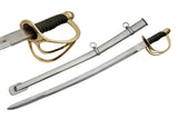 27" Civil War Cavalry Carbon Steel Authentic Replica Sword W/ Scabbard (901002-BI)