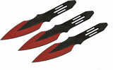 5.5" Mini 3 Piece Throwing Knife Set with Nylon Sheath (211536-RD)