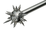 33.5" Medieval Silver Morning Star Ball Spike Mace Weapon's Ball W/ Silver Spikes (901146-SL)