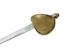 35" Naval Cutlass Handmade Historical Sword's Brass Guard Handle (910926-BI)
