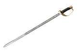 39" Authentic Replica Foot Officer Gun Blue Finish Sword (910917-BI)