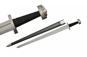 39" Battle Ready Handmade Viking Sword With Scabbard Sheath For Sale (bt-2702)