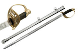 39" Civil War Artillery U.S. Staff Officer Sword W/ Scabbard For Sale (901006-BI)