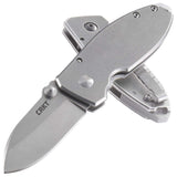 CRKT Squid Compact EDC Straight Edge Utility Folding Pocket Knife - Frontier Blades