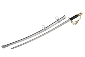 40" Civil War Historical 1860 Cavalry Saber Sword W/ Metal Scabbard (902931-BK)