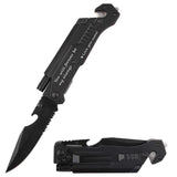 8" Multi Function Tactical Assisted Outdoor Folding Pocket Knife - Frontier Blades