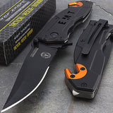 7.5" Tac Force EMT Rescue Assisted Tactical Folding Knife TF-525EM - Frontier Blades