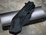 8.5" Master USA Black Spring Assisted Tactical Folding Pocket Knife - Frontier Blades