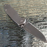 7" Tac Force EDC Silver Mini Spring Assisted Pocket Knife - Frontier Blades