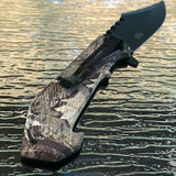 8" Master USA Jungle Camo Hunting Pocket Knife (MU-A042CE) - Frontier Blades