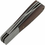 7.5" Rite Edge Barlow Wood Handle Double Blade Pocket Knife - Frontier Blades