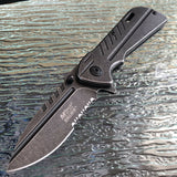 8" MTECH SPRING ASSISTED TACTICAL BALLISTIC EDC FOLDING POCKET KNIFE OPEN SWITCH - Frontier Blades