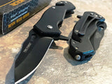 6.5" Tac Force Speedster Model Black Tactical Mini Pocket Knife - Frontier Blades