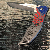 MTech USA 440 Steel USA Design Pocket Knife - Frontier Blades