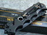 8" Tac Force EMT Fire Fighter Rescue Pocket Knife (TF-611FDB) - Frontier Blades