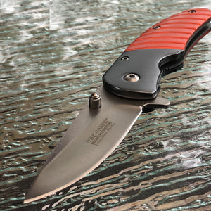 6" Tac Force Speedster Model Orange Tactical Folding Pocket Knife - Frontier Blades