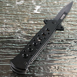 7" Tac Force Speedster Model Stiletto Black Spectrum Knife TF-698BK - Frontier Blades