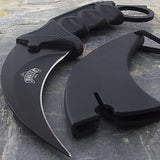 7.5" Master USA Fixed Karambit Neck Knife Tactical Combat Fixed Blade - Frontier Blades