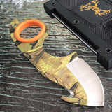 Elk Ridge Outdoor Camo Full Tang Gut Hook Hunting Skinner Knife ER-127 - Frontier Blades
