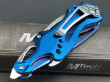 8.25" MTech USA Blue Spring Assisted Tactical Pocket Knife - Frontier Blades