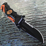 7.75" Tac Force EMS EMT Orange & Black Pocket Knife TF-723EM - Frontier Blades