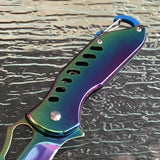 6.75" Tac Force Speedster Model Mini Rainbow Pocket Knife - Frontier Blades