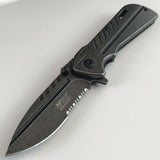 8" MTECH SPRING ASSISTED TACTICAL BALLISTIC EDC FOLDING POCKET KNIFE OPEN SWITCH - Frontier Blades