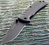 TWO 6.5" TAC FORCE SPRING ASSISTED TACTICAL FOLDING KNIFE Blade Pocket Open - Frontier Blades