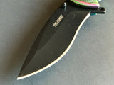 8.5" TAC FORCE SPRING ASSISTED TACTICAL RESCUE FOLDING BLACK BLADE POCKET KNIFE - Frontier Blades