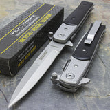TWO 8.5" TAC FORCE ASSISTED OUTDOOR FOLDING POCKET KNIFE SET TF-428BW - Frontier Blades