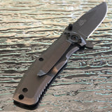 TWO 6.25" TAC FORCE TITANIUM SPRING ASSISTED FOLDING POCKET KNIFE Open Assist - Frontier Blades