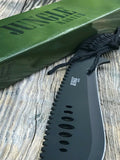 21" Tac Force Jungle Master Survival Hunting Military Machete Knife - Frontier Blades