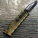 TWO 8.5" TAC FORCE ASSISTED TACTICAL SAWBACK FOLDING POCKET KNIFE SET - Frontier Blades