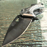 8.25" MTech USA Tactical Silver Camping Pocket Knife (MT-A705SL) - Frontier Blades