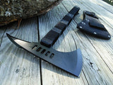 14" Zombie Killer Black Tomahawk Tactical Hiking Hatchet Throwing Axe - Frontier Blades
