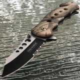 TAC FORCE SPRING ASSISTED TACTICAL FOLDING KNIFE Blade Pocket Tactical Open SET - Frontier Blades