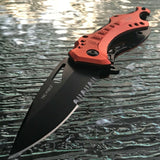 8" TAC FORCE ASSISTED OPEN EMT RESCUE CAMPING FOLDING KNIFE TF-705EMS - Frontier Blades