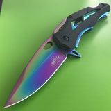 8.0" MASTER USA SPRING ASSISTED TACTICAL FOLDING POCKET KNIFE Blade Open Assist - Frontier Blades