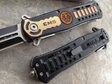 9" Tac Force EMS Emergency Rescue Tan Stiletto Pocket Knife - Frontier Blades