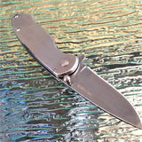 7" Tac Force EDC Silver Mini Spring Assisted Pocket Knife - Frontier Blades