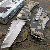 8.5" U.S. Army Official Military Digital Camo Pocket Knife (A-A1021CS) - Frontier Blades