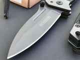 7.75" Military G10 Heavy Duty Assisted Tactical Rescue Pocket Knife - Frontier Blades
