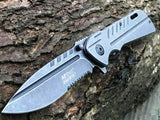 8" MTECH SPRING ASSISTED TACTICAL BALLISTIC EDC FOLDING POCKET KNIFE OPEN SWITCH - Frontier Blades
