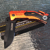 7.5" Tac Force Spring Assisted EMT EMS Rescue Folding Pocket Knife - Frontier Blades