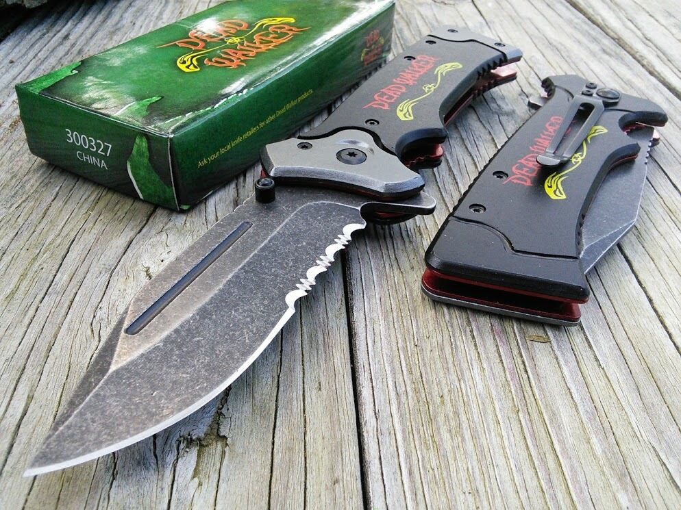 G8DS Zombie Dead Wurfmesser Set – 3-teilig Inkl. Nylonscheide
