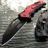 8" MASTER USA SPRING ASSISTED TACTICAL FOLDING POCKET KNIFE Blade Open Assist - Frontier Blades