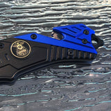 7.5" Police Rescue Tanto Blade Tactical Assisted Pocket Knife - Frontier Blades